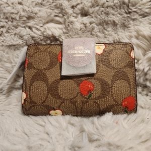Coach Corner Zip Wallet
